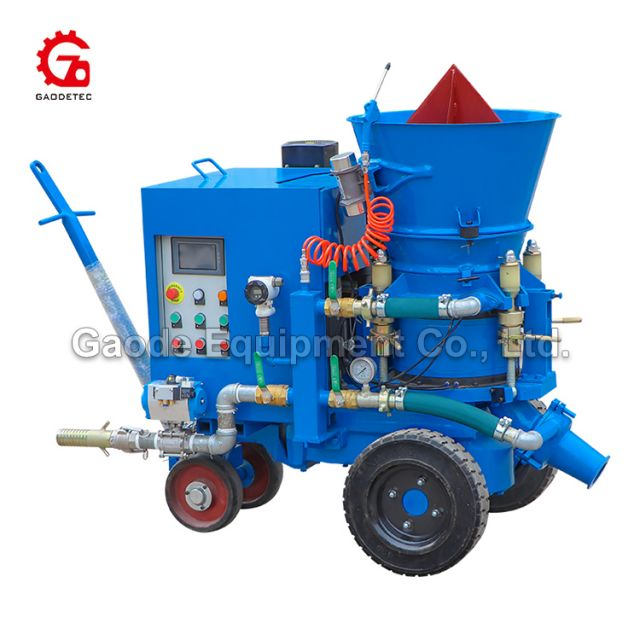 GAODETEC GZ-3ER/S High-Performance Sector Hole Rotor Gunning Machine For Refractory Dry-mix Applicat